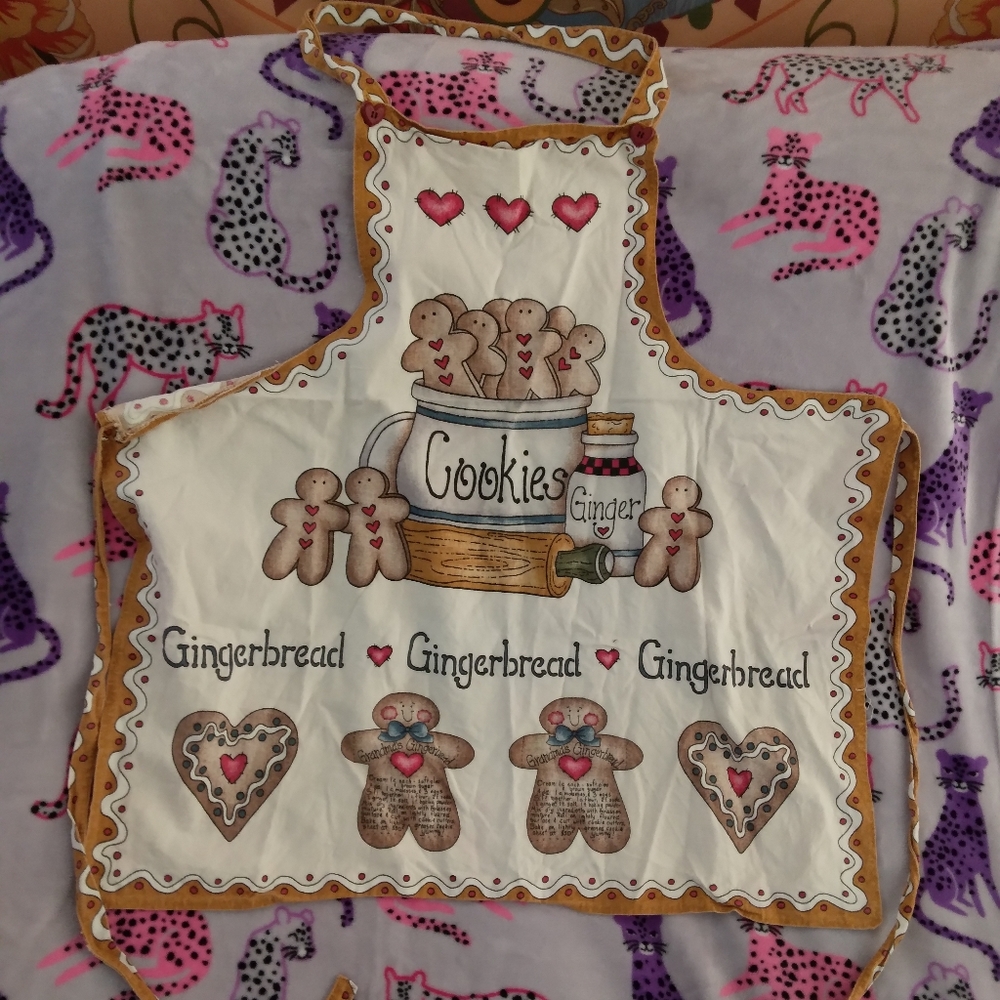Adorable Vintage Gingerbread Apron